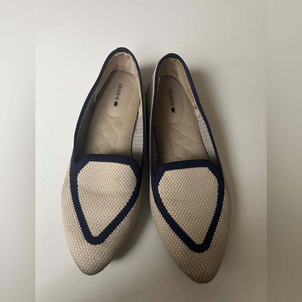 Birdies The Blackbird Knitted Flat Loafers Size 8